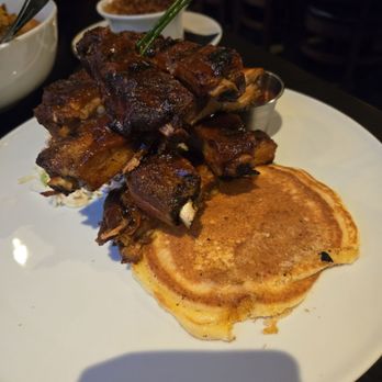 Golden Thyme - Ribs with coleslaw and pancake - Salad Near Me - Saint Paul, Minnesota