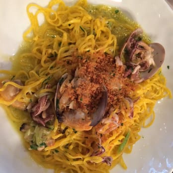 Marea - Oily pasta with overcooked clams - Italian Near Me - New York, New York Marea - Oily pasta with overcooked clams - Italian Near Me - New York, New York