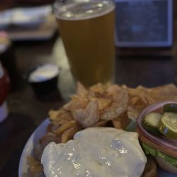 T.J. Stone’s - Provolone cheeseburger