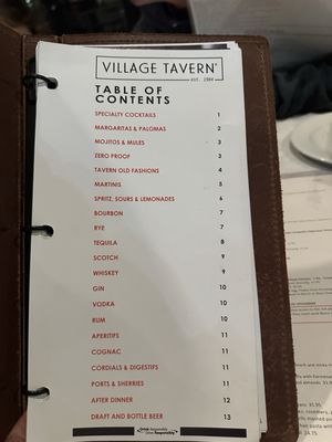 Menu photo 2 Village Tavern Raleigh, NC Menu photo 2 Village Tavern Raleigh, NC