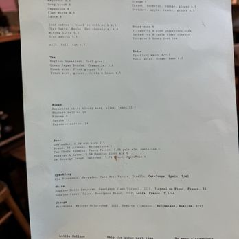 Little Collins - Menu - Breakfast & Brunch Near Me - Amsterdam, New Hampshire