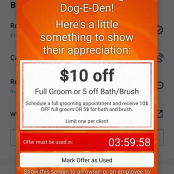 Dog-E-Den Sherman Oaks - $10 off apparently can only be used once ever. - Pet Training Near Me - Los Angeles, California