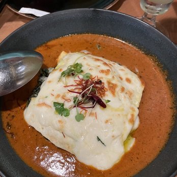 Aurum - Spinach paneer lasagna - Indian Near Me - Los Altos, California