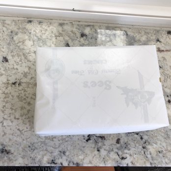 See's Candies - How she wrapped my box after I asked for a happy birthday sleeve - Candy Stores Near Me - Riverside, California See's Candies - How she wrapped my box after I asked for a happy birthday sleeve - Candy Stores Near Me - Riverside, California