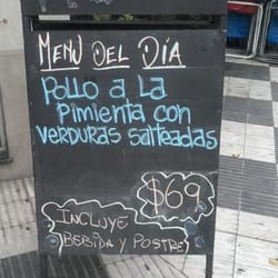 Hilaria - Menú del día. ¡Muy buen precio! Y la comida, muy rica.