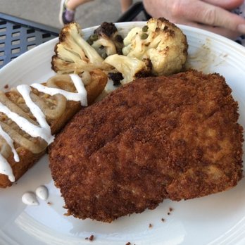 Zim’s Cafe - Pork schnitzel with potato and cauliflower - Sandwiches Near Me - Lexington, Kentucky Zim’s Cafe - Pork schnitzel with potato and cauliflower - Sandwiches Near Me - Lexington, Kentucky