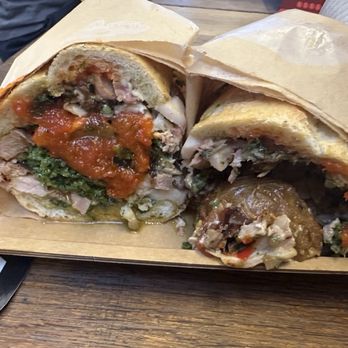 Mercato Centrale - Fantastic Porchetta sandwich! - Food Court Near Me - Florence, FI Mercato Centrale - Fantastic Porchetta sandwich! - Food Court Near Me - Florence, FI
