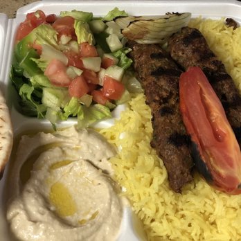Shishkabob House - a tray of food - Middle Eastern Near Me - Kenner, Louisiana