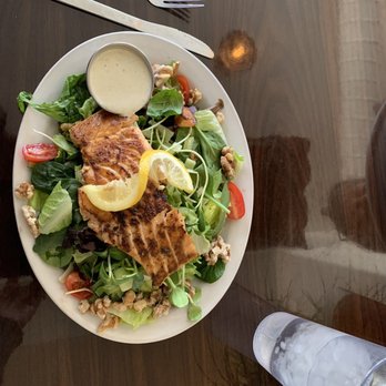 Hannah And Nate's - Lovely salmon salad :) - Cafes Near Me - Corrales, New Mexico Hannah And Nate's - Lovely salmon salad :) - Cafes Near Me - Corrales, New Mexico