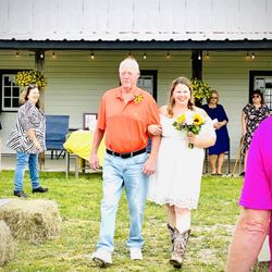 CRF Event Center - Giving away the bride