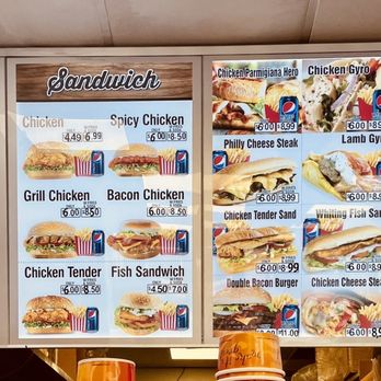 Kennedy Fried Chicken - Behind the counter menu board - Seafood Near Me - Bronx, New York Kennedy Fried Chicken - Behind the counter menu board - Seafood Near Me - Bronx, New York