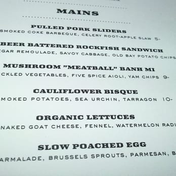 The Alembic - lunch menu top - New American Near Me - San Francisco, California The Alembic - lunch menu top - New American Near Me - San Francisco, California