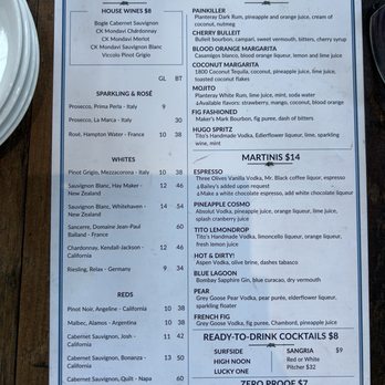 Outriggers Restaurant - Wine list - Seafood Near Me - Stratford, Connecticut Outriggers Restaurant - Wine list - Seafood Near Me - Stratford, Connecticut
