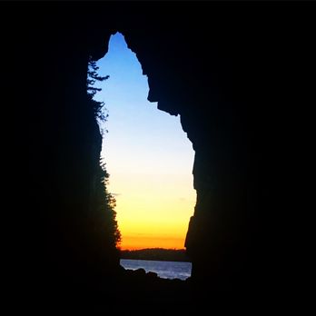 Inn at Bay Ledge - Sunset from the beach - Hotels Near Me - Bar Harbor, Maine