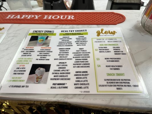 Menu photo 3 Glow Nutrition Greensboro, NC