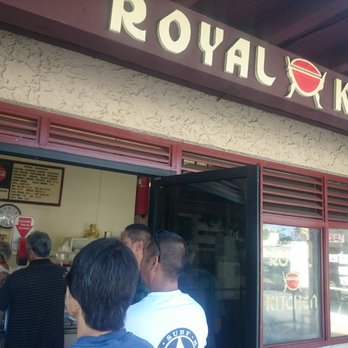 Royal Kitchen - The line at royal kitchen, everyone looks serious - Dim Sum Near Me - Honolulu, Hawaii