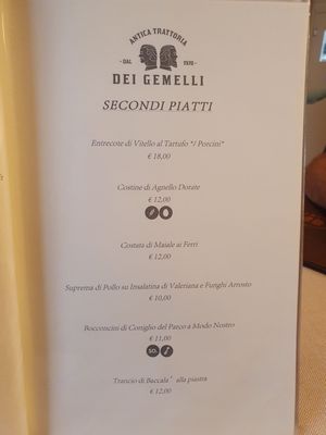 Menu photo 2 Dei Gemelli L'Aquila, AQ