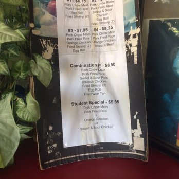 China Garden - Current combos and prices. - Chinese Near Me - Tulare, California
