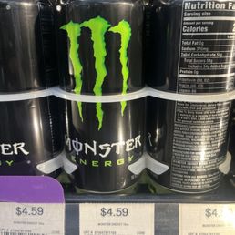 $4.59 for pretty much every brand 16oz energy drink at this location. Absolutely ridiculous. Tired of these greedy corporations. $4.59 for pretty much every brand 16oz energy drink at this location. Absolutely ridiculous. Tired of these greedy corporations.