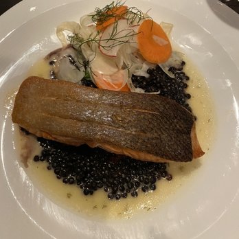 Gordon Ramsay Hell's Kitchen - The salmon dish - Steakhouses Near Me - Stateline, Nevada