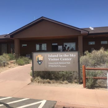 Island in the Sky Visitor Center - Front of visitor center - Visitor Centers Near Me - Moab, Utah