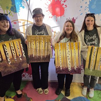 Painting with a Twist - Birch trees painting - Paint & Sip Near Me - North Andover, Massachusetts Painting with a Twist - Birch trees painting - Paint & Sip Near Me - North Andover, Massachusetts