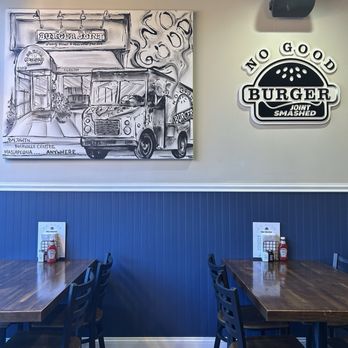 No Good Burger Joint Smashed - Inside - Burgers Near Me - Rockville Centre, New York No Good Burger Joint Smashed - Inside - Burgers Near Me - Rockville Centre, New York