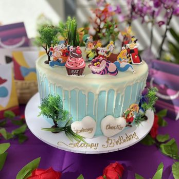 Vrej Pastry - a birthday cake with decorations - Bakeries Near Me - Pasadena, California