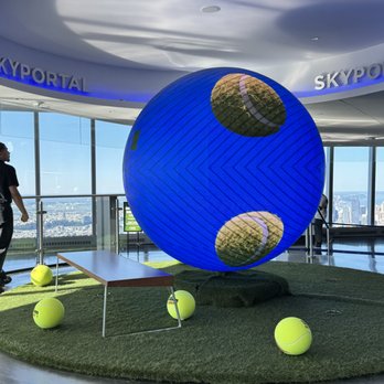 One World Observatory - cool US Open-themed exhibit - Observatories Near Me - New York, New York
