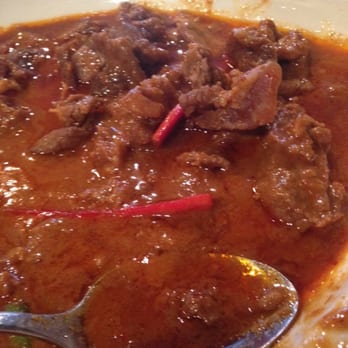 Spice - Beef Panag - this is beef jerky level of beef. Tough and impossible to swallow. Look at the greasy and shiny sauce. Tons sugar. - Thai Near Me - Brooklyn, New York Spice - Beef Panag - this is beef jerky level of beef. Tough and impossible to swallow. Look at the greasy and shiny sauce. Tons sugar. - Thai Near Me - Brooklyn, New York