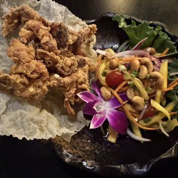 Siam Thai Eatery - Soft Shell Crab Mango Salad - Thai Near Me - Chicago, Illinois