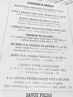 Menu photo 3 Savoy Taproom Albany, NY Menu photo 3 Savoy Taproom Albany, NY