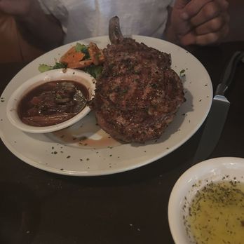 Angelina's Ristorante & Wine Bar - Giant Veal Steak was incredible. - Italian Near Me - Ogunquit, Maine
