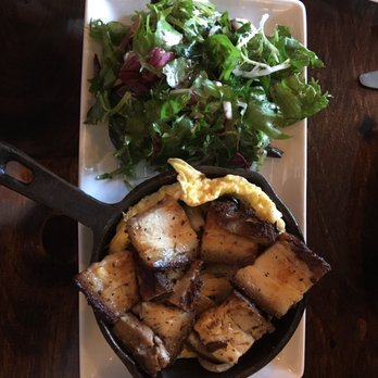 Alchemy Coffee - Braised pork belly open-faced omelette - Coffee & Tea Near Me - Markham, Ontario