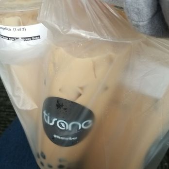 Tisane - Golden milk tea (classic royal english black milk tea, really sweet, might ask for 75% sweetness next time) - Coffee & Tea Near Me - San Jose, California