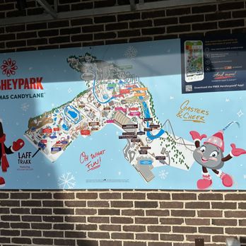 Hersheypark - park map - Amusement Parks Near Me - Hershey, Pennsylvania