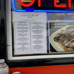 Morels - 10/30/24: current menu posted.