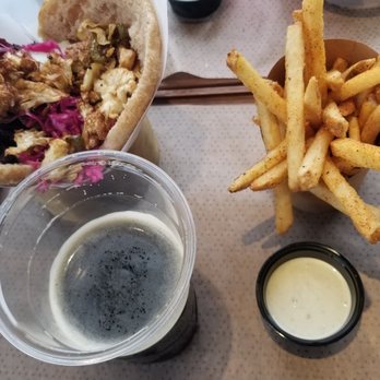 Brassica - Seasoned fries and pita - Mediterranean Near Me - Shaker Heights, Ohio Brassica - Seasoned fries and pita - Mediterranean Near Me - Shaker Heights, Ohio