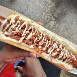 Hot Maple & Bacon Dog