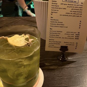 The Jujube Inn - Green martini, menu - Desserts Near Me - St. Louis, Missouri