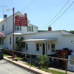 Simmons Homemade Ice Cream Store - The front of the shop.