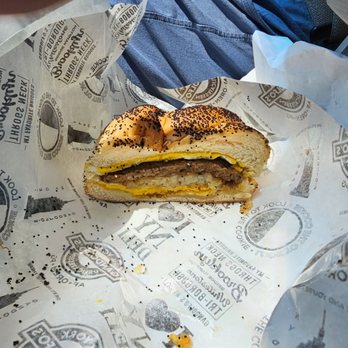 Gandolfo's New York Deli - Upstate Breakfast Sandwich with a hash brown - Delis Near Me - American Fork, Utah Gandolfo's New York Deli - Upstate Breakfast Sandwich with a hash brown - Delis Near Me - American Fork, Utah