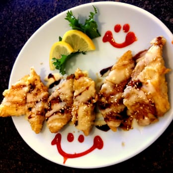 Oki Doki Sushi - Albacore tempura, complimentary lunch appetizer - Sushi Bars Near Me - Hermosa Beach, California Oki Doki Sushi - Albacore tempura, complimentary lunch appetizer - Sushi Bars Near Me - Hermosa Beach, California