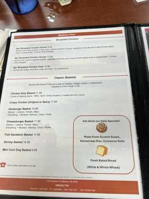 Menu photo 2 Middleton Diner Middleton, MI