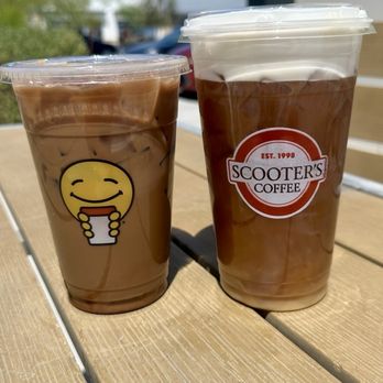 Scooter's Coffee - Mocha Latte & Classic Cold Brew. ( ^_^)b - Coffee & Tea Near Me - Las Vegas, Nevada Scooter's Coffee - Mocha Latte & Classic Cold Brew. ( ^_^)b - Coffee & Tea Near Me - Las Vegas, Nevada
