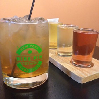 Nine Pin Cider - Maple Gingerman and a flight of cider - Breweries Near Me - Albany, New York Nine Pin Cider - Maple Gingerman and a flight of cider - Breweries Near Me - Albany, New York