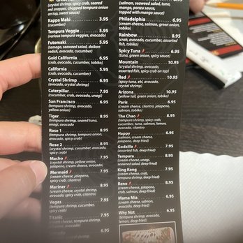 Sushi Rose - menu - Sushi Bars Near Me - Reno, Nevada Sushi Rose - menu - Sushi Bars Near Me - Reno, Nevada