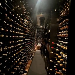 Had to take a picture of their wine cellar!