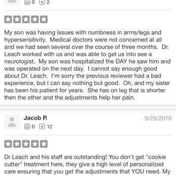 Leach Chiropractic - Unfairly removed reviews - Chiropractors Near Me - Starkville, Mississippi Leach Chiropractic - Unfairly removed reviews - Chiropractors Near Me - Starkville, Mississippi