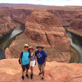 Horseshoe Bend - Me the wife & the 3rd wheel (brother-in-law) - Hiking Near Me - Page, Arizona